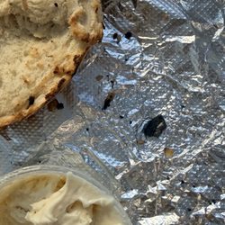 Coffee Break Cafe - I found a piece of rusty metal in my cream cheese.