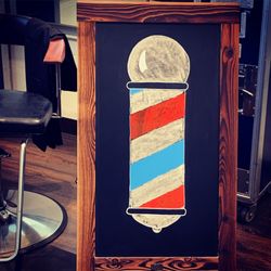 James at Button Down - Barber Pole