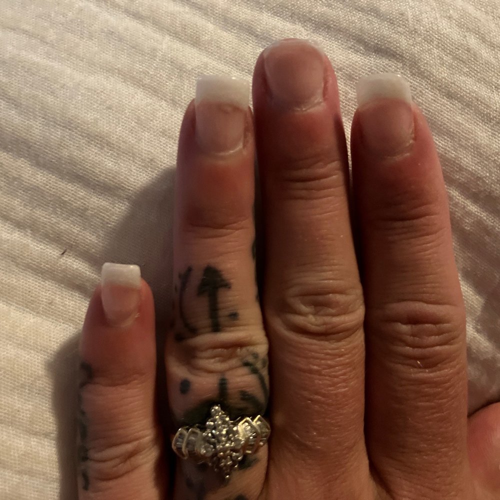 Nail Art - This is after only 5 days of having them done. - Nail Salons Near Me - Fort Oglethorpe, Georgia
