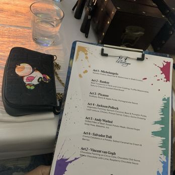 7 Paintings - The menu - Dinner Theater Near Me - Mountain View, California
