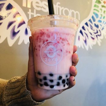Zero Degrees - Beaverton - Strawberry horchata tea with honey boba! - Coffee & Tea Near Me - Beaverton, Oregon Zero Degrees - Beaverton - Strawberry horchata tea with honey boba! - Coffee & Tea Near Me - Beaverton, Oregon