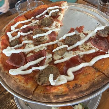 Homeslice - Sad meatball pizza - Italian Near Me - Dana Point, California