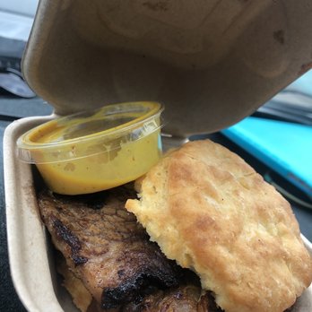 Pine State Biscuits - Reno - Brisket biscuit w/ house made mustard bbq - Breakfast & Brunch Near Me - Reno, Nevada