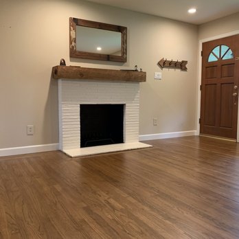 DC Floors - Finished with Bona Traffic HD satin Provincial color stain on 60 year old red oak floors - Flooring Near Me DC Floors - Finished with Bona Traffic HD satin Provincial color stain on 60 year old red oak floors - Flooring Near Me