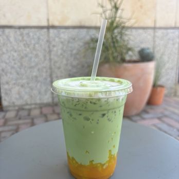 Mañana Coffee - Mango sticky rice matcha - Coffee & Tea Near Me - Austin, Texas