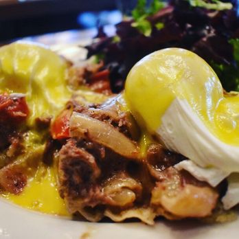Lido - Short rib hash with poached eggs - Italian Near Me - New York, New York