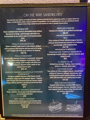 Menu photo 5 Roadhouse Billiards & Brew Eugene, OR