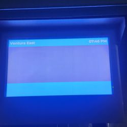 Ventura - East Metrolink Station - Why is this sign blank most of the time?