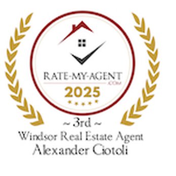 Alexander Ciotoli- Re/Max Preferred Realty - RATE MY AGENT
RANKING '3rd' FOR 2025
WITH OVER 1500 AGENTS SERVING WINDSOR, RANKING 3RD IS A REMARKABLE HONOUR. - Commercial Real Estate Near Me - Windsor, Ontario Alexander Ciotoli- Re/Max Preferred Realty - RATE MY AGENT
RANKING '3rd' FOR 2025
WITH OVER 1500 AGENTS SERVING WINDSOR, RANKING 3RD IS A REMARKABLE HONOUR. - Commercial Real Estate Near Me - Windsor, Ontario