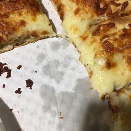a slice of cheese pizza