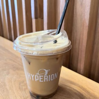 Hyperion Coffee - Ann Arbor - Cold brew with vanilla syrup and oat milk - Coffee Roasteries Near Me - Ann Arbor, Michigan