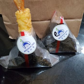 Mochick Tea - Shrimp tempura and eel onigiri - Chinese Near Me - Brooklyn, New York
