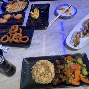 Shinjuku Station - Hibachi Steak, coconut Shrimp, sushi - Conveyor Belt Sushi Near Me - South Plainfield, New Jersey Shinjuku Station - Hibachi Steak, coconut Shrimp, sushi - Conveyor Belt Sushi Near Me - South Plainfield, New Jersey