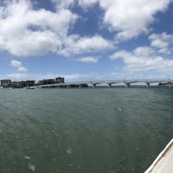 Cafe Monsoon - Looking at the bridge over to sovereign island