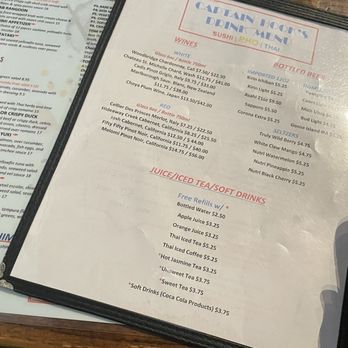 Captain Hook's - Menu - Sushi Bars Near Me - Cape Coral, Florida