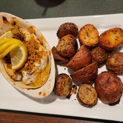 Blue Sky Lounge - Broiled Haddock w/ a side of Small Red Potatoes