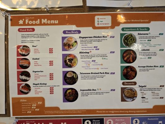 Menu photo 2 Roll Play Madison, WI