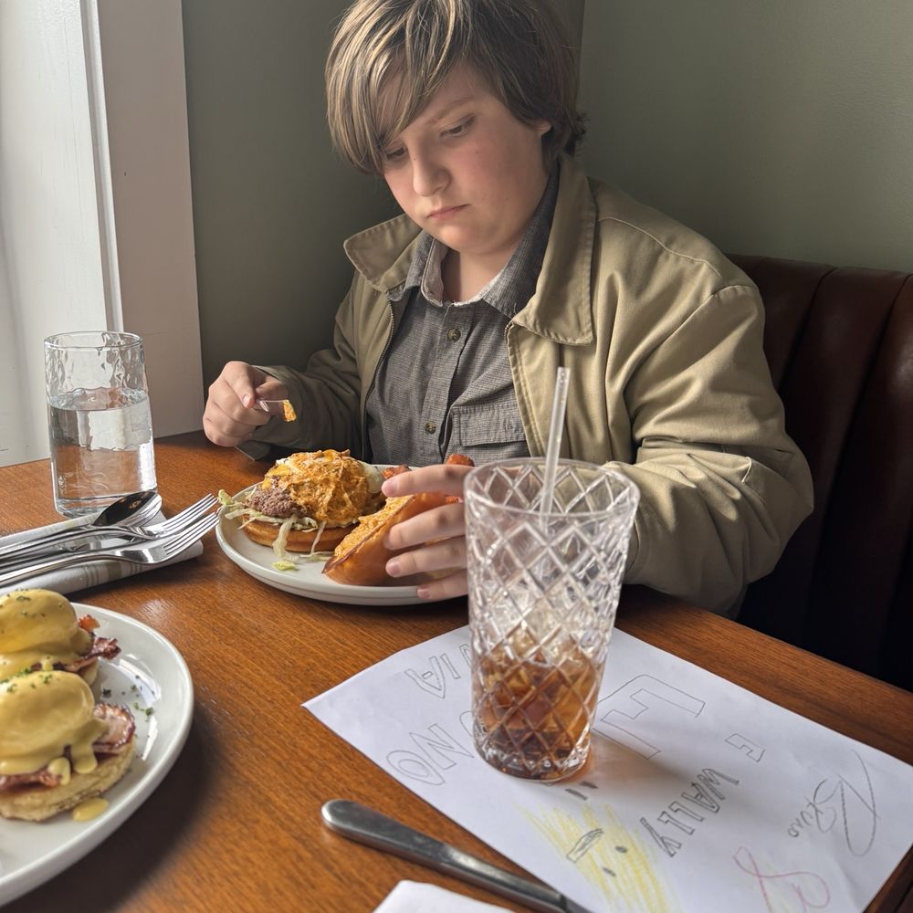 Roux - Hamburgers and scones, oh my! Even got my kids to eat. - Breakfast & Brunch Near Me - Salt Lake City, Utah Roux - Hamburgers and scones, oh my! Even got my kids to eat. - Breakfast & Brunch Near Me - Salt Lake City, Utah