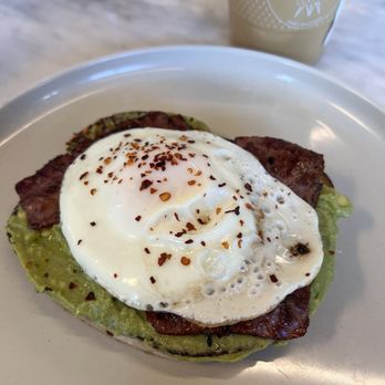 Shortwave Coffee - Avocado toast, add egg, add bacon - Coffee & Tea Near Me - Tampa, Florida