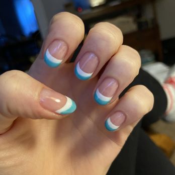 TT Nails Spa - My springy double French tipped gel manicure! - Nail Salons Near Me - Rochester, New York TT Nails Spa - My springy double French tipped gel manicure! - Nail Salons Near Me - Rochester, New York