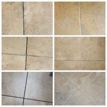 Just Ask Homecare - four different views of a tiled floor - Lawn Services Near Me