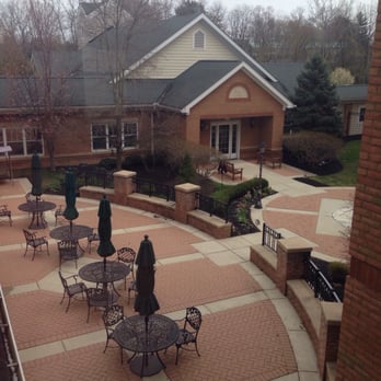 Mother Angeline McCrory Manor - Courtyard (fountain closed for season) - Rehabilitation Center Near Me - Columbus, Ohio Mother Angeline McCrory Manor - Courtyard (fountain closed for season) - Rehabilitation Center Near Me - Columbus, Ohio