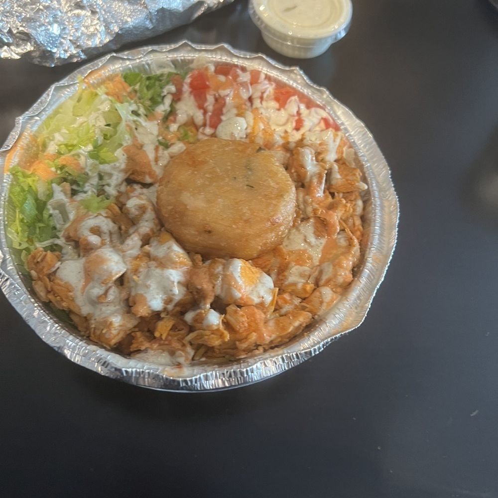 Big Guy’s Chicken & Rice - Big Guy's Mixed Rice Platter - Mediterranean Near Me - Euless, Texas Big Guy’s Chicken & Rice - Big Guy's Mixed Rice Platter - Mediterranean Near Me - Euless, Texas