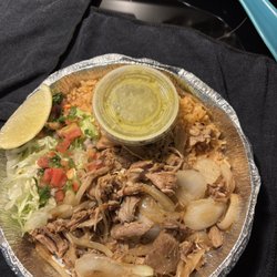 Mesquite Mexican Grill & Bar - Hardly any meat just little pieces, pathetic for the money