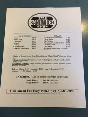 Menu photo 6 The Sandwich Spot Elk Grove, CA