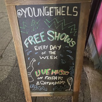 Young Ethel's - Free shows daily in the back room. - Cocktail Bars Near Me - Brooklyn, New York