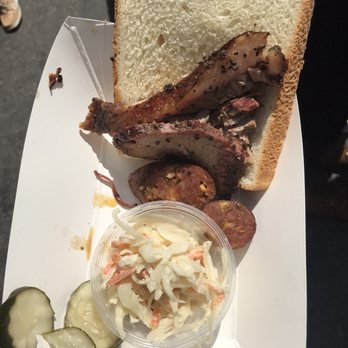 Big Apple BBQ Block Party - Hill Country brisket sandwich - Festivals Near Me - New York, New York
