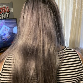 Sasha Salon - This was the next day, hair looks mostly grey without sunlight not worth $450 - Hair Salons Near Me - San Carlos, California Sasha Salon - This was the next day, hair looks mostly grey without sunlight not worth $450 - Hair Salons Near Me - San Carlos, California