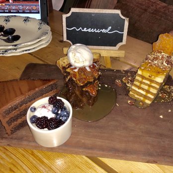 Haywire - Amazing desserts....several of us shared! We all had a different favorite! - New American Near Me - Plano, Texas Haywire - Amazing desserts....several of us shared! We all had a different favorite! - New American Near Me - Plano, Texas