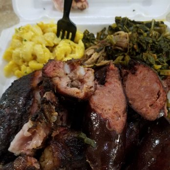 Rosako's Restaurant - Rib tips, hot links, greens and mac and cheese. DELISH. I will be back!!! - Soul Food Near Me - Bedford, Texas