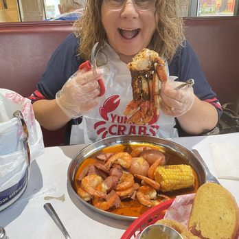 Yummy Crab - Spokane - This is a small Dungeness crab and shrimp boil with House sauce. It was delicious. - Seafood Near Me - Spokane, Washington