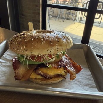Axis Coffee Bar & Eatery - Sunrise Sammie - Coffee & Tea Near Me - Madera, California