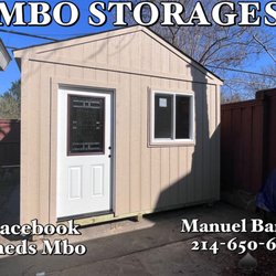 Sheds Mbo - Storage shed 12x16 
One regular door 36x80
One windows 3x3 
$4900
Build on site