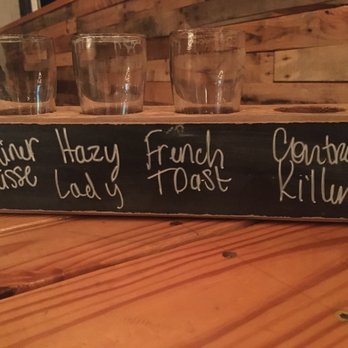 Blackwater Draw Brewing - Flight of beer around the holidays 2019 - Breweries Near Me - Bryan, Texas
