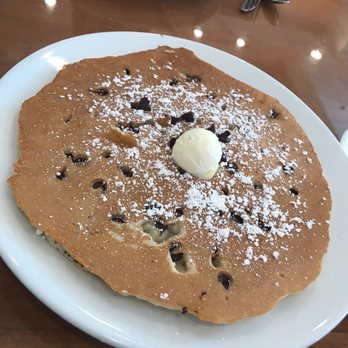 Peach Valley Cafè - Chocolate chip pancake - Cafes Near Me - Ormond Beach, Florida