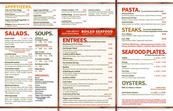 Menu photo 3 Sammys Grill Baton Rouge, LA Menu photo 3 Sammys Grill Baton Rouge, LA