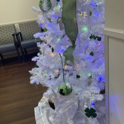 Cancer Specialists of North Florida - Clay - St Paddy's Day tree. Cute.