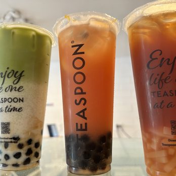 Teaspoon San Mateo - Matcha Royale (Classic), Guava Sunset, Lychee on Lychee - Bubble Tea Near Me - San Mateo, California Teaspoon San Mateo - Matcha Royale (Classic), Guava Sunset, Lychee on Lychee - Bubble Tea Near Me - San Mateo, California