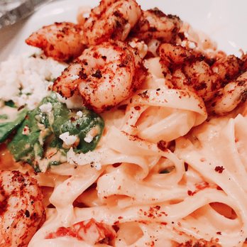Fugazzis - Fettuccine and Spinach w/Shrimp - Diners Near Me - Visalia, California Fugazzis - Fettuccine and Spinach w/Shrimp - Diners Near Me - Visalia, California