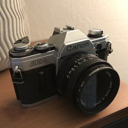 Canon AE-1, really good condition! Came with a lens cap and new battery.