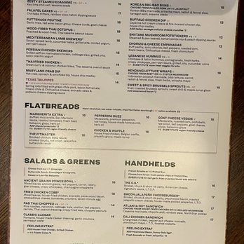 Puttshack - Addison - Food menu - Mini Golf Near Me - Addison, Texas