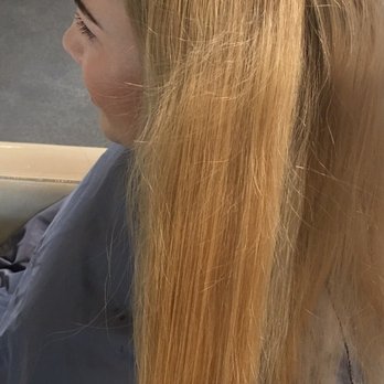 Luxe Parlour - My hair after 14 hours at the Luxe Parlour:( - Hair Extensions Near Me - Newhall, California