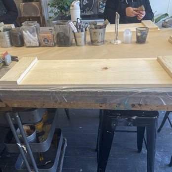 Board & Brush - The setup - Paint & Sip Near Me - Sun Prairie, Wisconsin