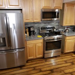 Varouj Appliances - Our brand new beautiful GE profile kitchen set purchased for my parents house @Varoujappliances