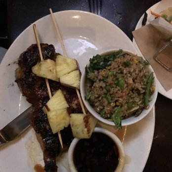Yard House - Pineapple chicken with vegetable brown rice - Bars Near Me - Glenview, Illinois Yard House - Pineapple chicken with vegetable brown rice - Bars Near Me - Glenview, Illinois