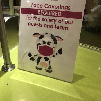 Menchie's Frozen Yogurt - a sign that reads face coverings required for the safety of our guests and team - Ice Cream & Frozen Yogurt Near Me - Arvada, Colorado Menchie's Frozen Yogurt - a sign that reads face coverings required for the safety of our guests and team - Ice Cream & Frozen Yogurt Near Me - Arvada, Colorado